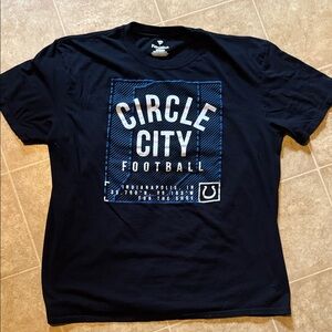 NFL Indianapolis Colts circle city graphic print T shirt